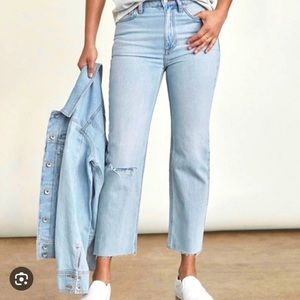Elizabeth and James High Rise Crop Jeans